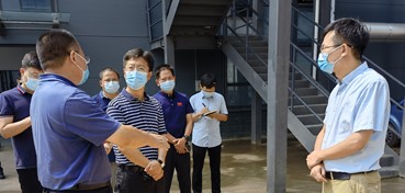 安陽(yáng)市委副書記、市長(zhǎng)高永一行蒞臨克能新能源調(diào)研（2021年8月9日）