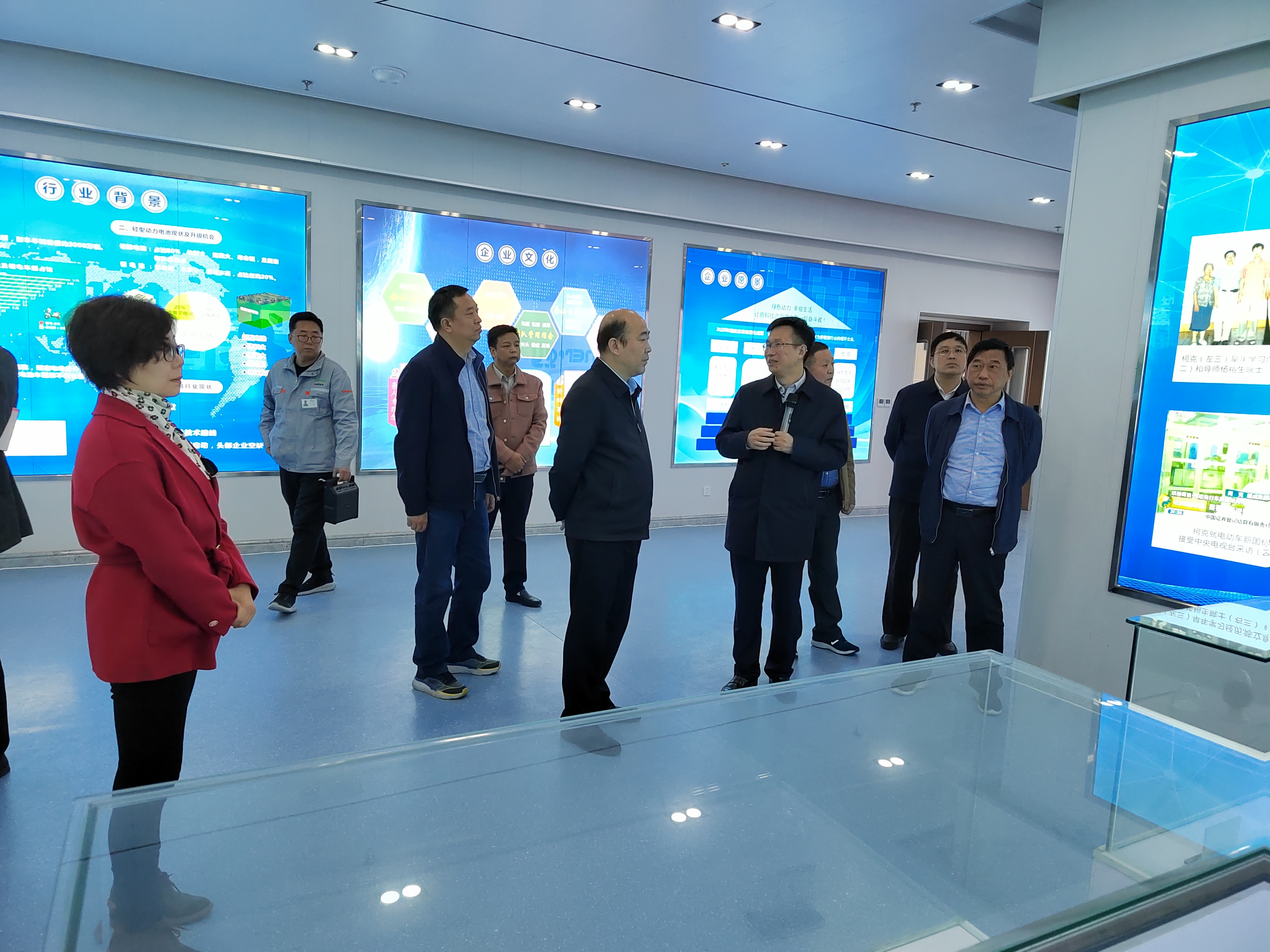 河南省工信廳副廳長(zhǎng)郝敬紅一行蒞臨克能新能源調(diào)研（2021年10月28日）